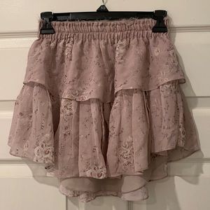 LoveShackFancy Mini Skirt
